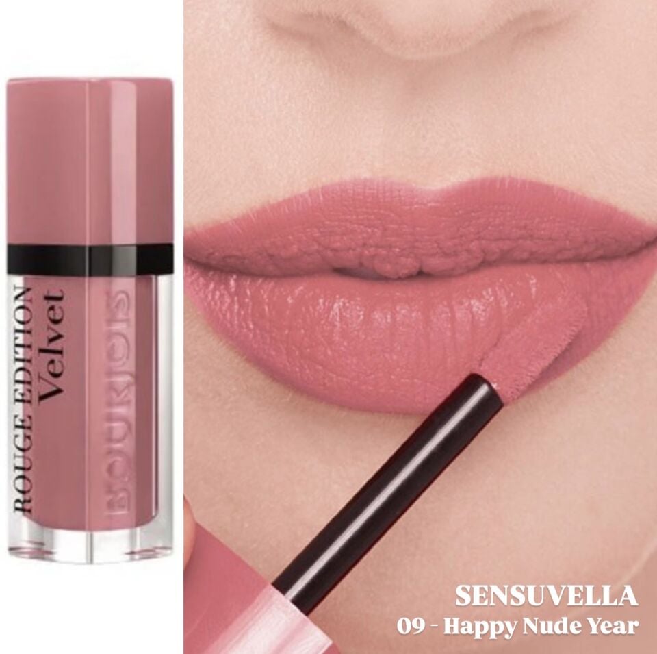 BOURJOIS - Rouge Edition Velvet Liquid Lipstick - 09 Happy Nude Year