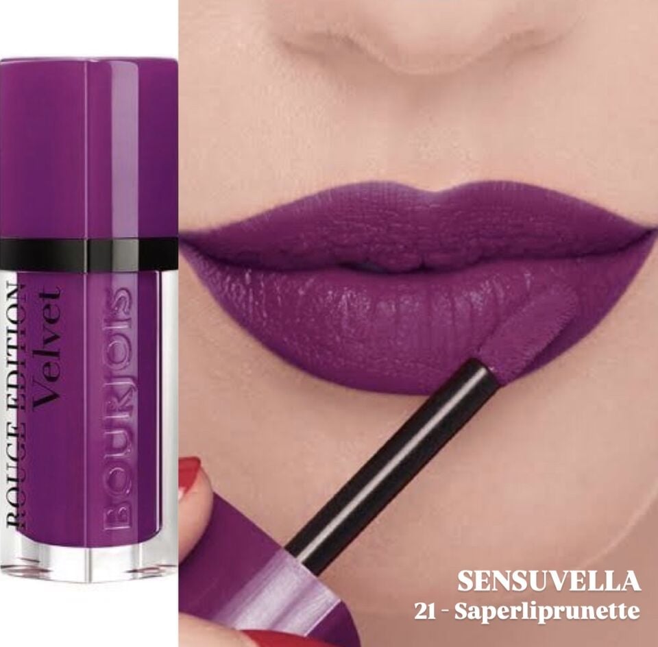 BOURJOIS - Rouge Edition Velvet Liquid Lipstick - 21 Saperliprunette