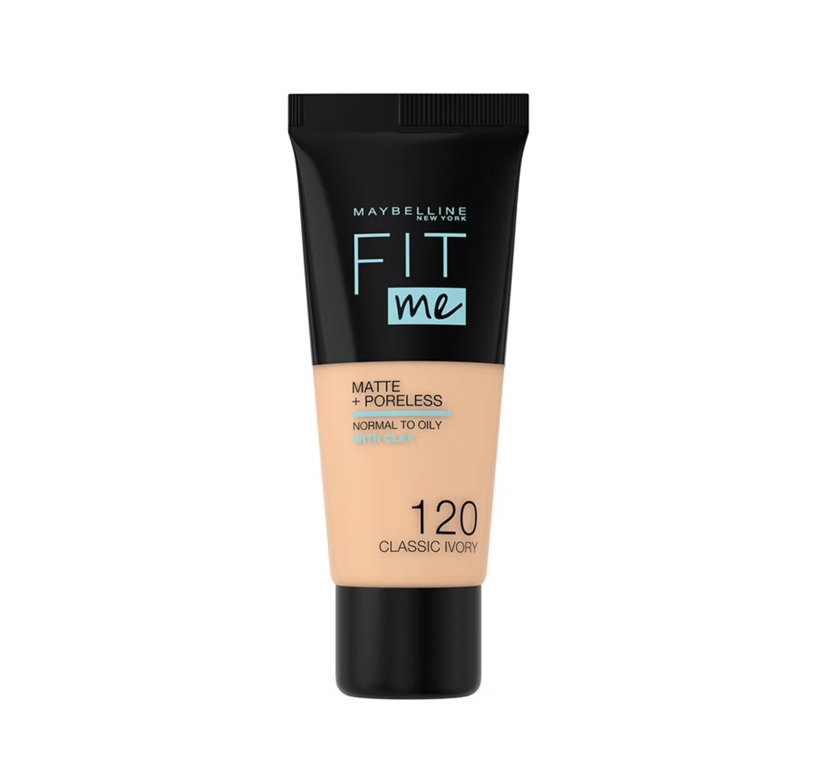 MAYBELLINE - Fit Me Matte & Poreless Foundation 18 ml - 120 Classic Ivory