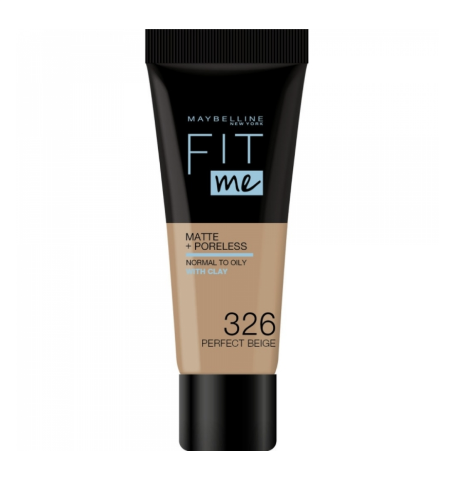MAYBELLINE - Fit Me Matte & Poreless Foundation 30 ml - 326 Perfect Beige
