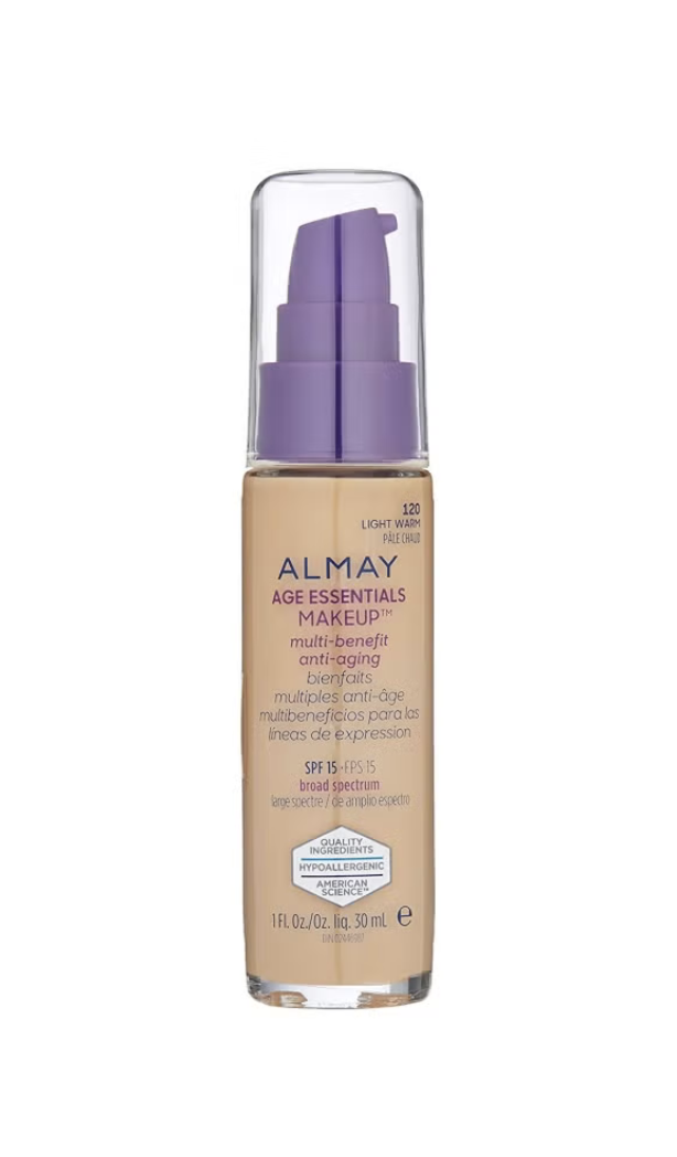 ALMAY - Age Essentials Multi Benefit Makeup Foundation - 120 Light Warm