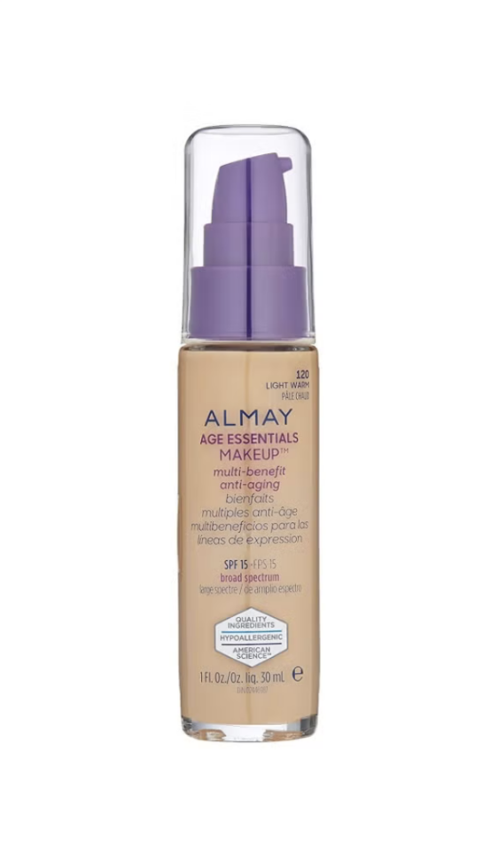 ALMAY - Age Essentials Multi Benefit Makeup Foundation - 120 Light Warm