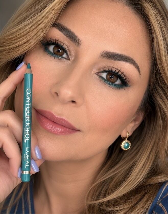 L'OREAL - Contour Khol Eye Pencil - 148 Aquatic Blue