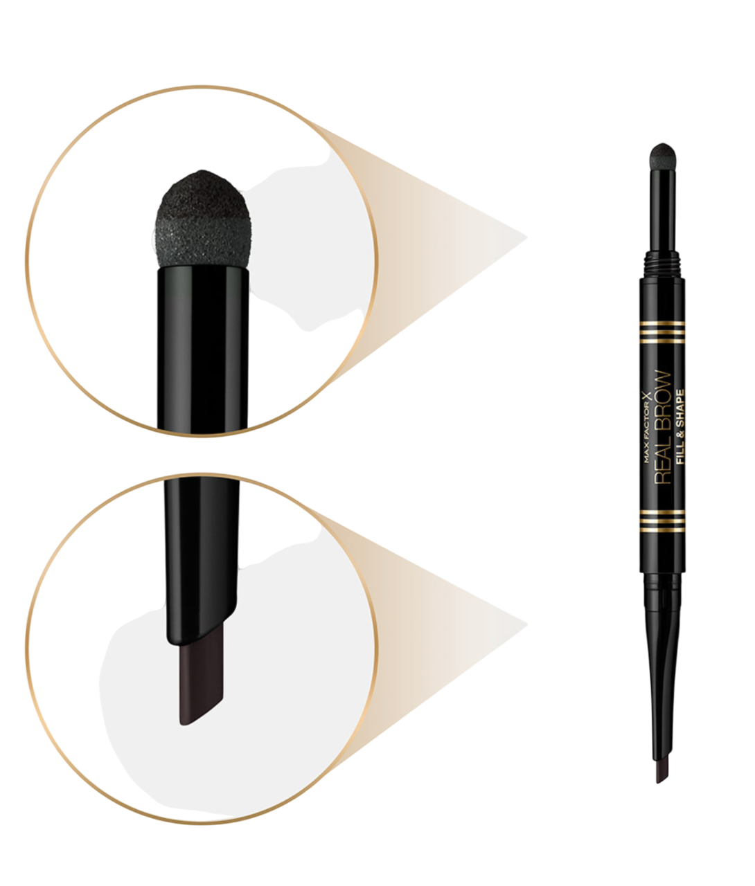 MAX FACTOR - Real Brow Fill & Shape Pencil - 05 Black Brown