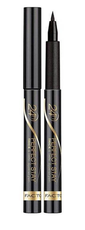 MAX FACTOR - Perfect Stay Thick & Thin Eyeliner - 090 Black