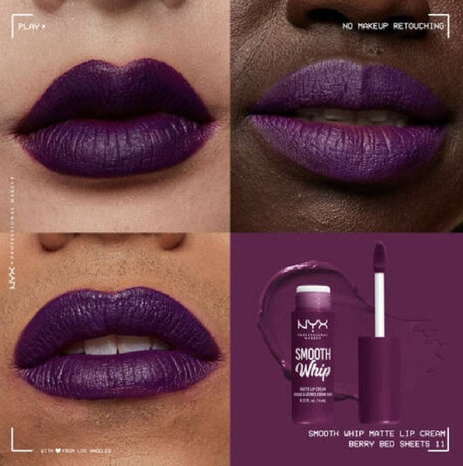 NYX - Smooth Whip Matte Lip Cream - 11 Berry Bed Sheets