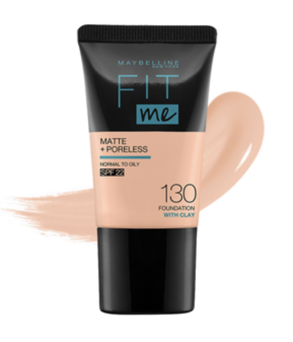 MAYBELLINE - Fit Me Matte & Poreless Foundation 18 ml - 130 Buff Beige
