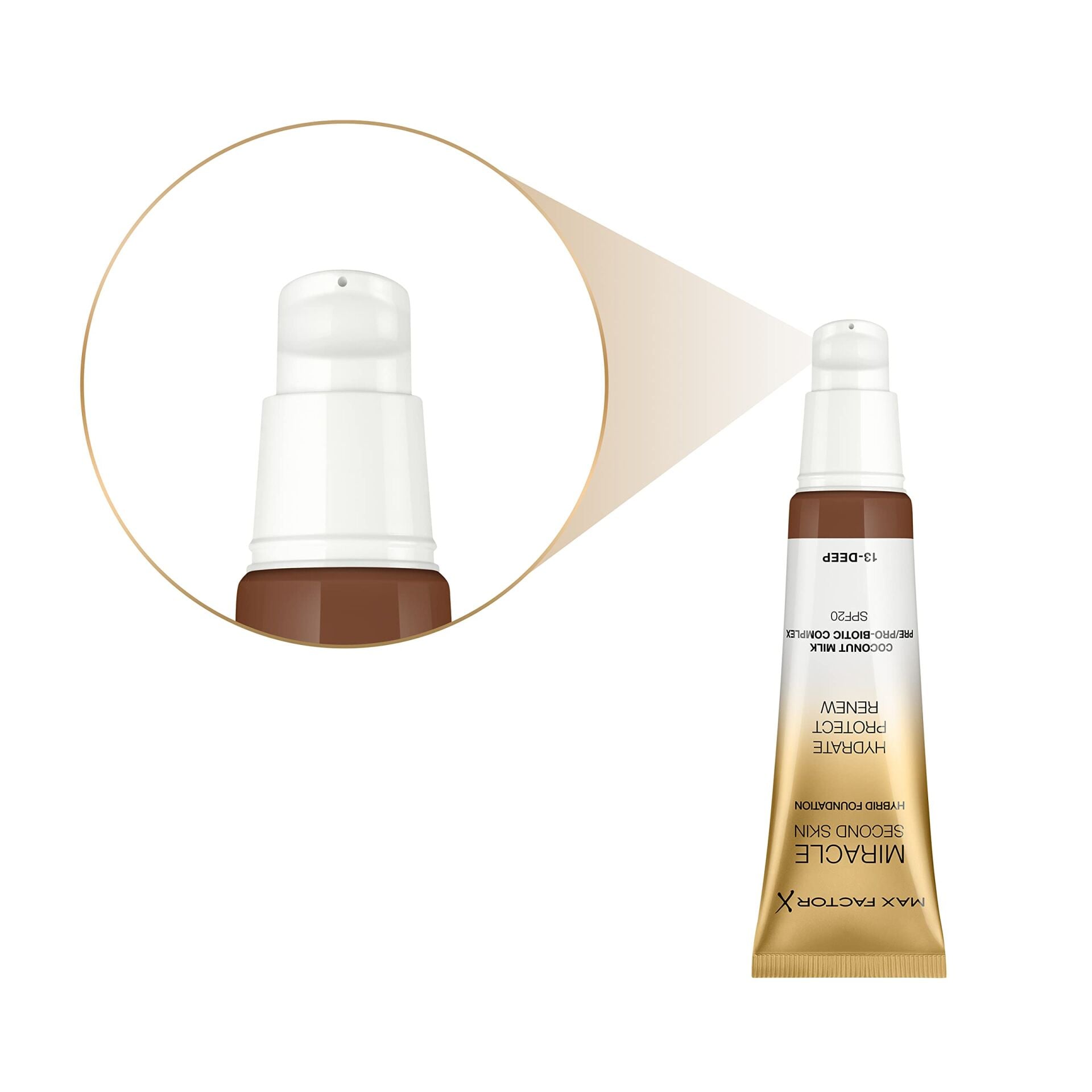 MAX FACTOR - Miracle Second Skin Hybrid Foundation - 13 Deep