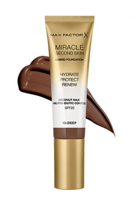 MAX FACTOR - Miracle Second Skin Hybrid Foundation - 13 Deep