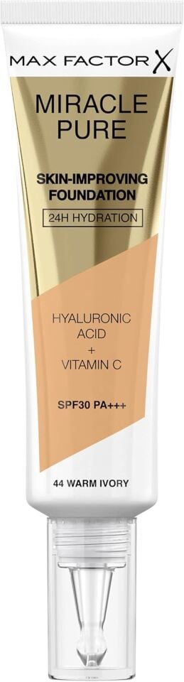 MAX FACTOR - Miracle Pure Skin-Improving Foundation - 44 Warm Ivory