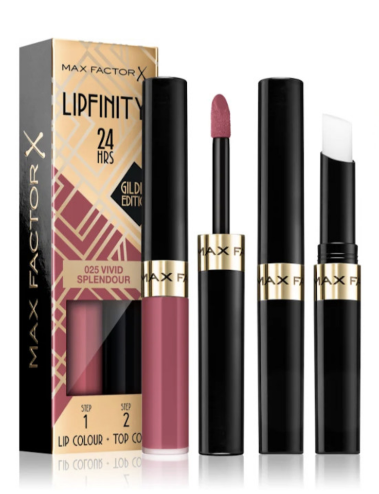 MAX FACTOR - Lipfinity 24H Gilded Edition Lipcolor - 025 Vivid Splendour