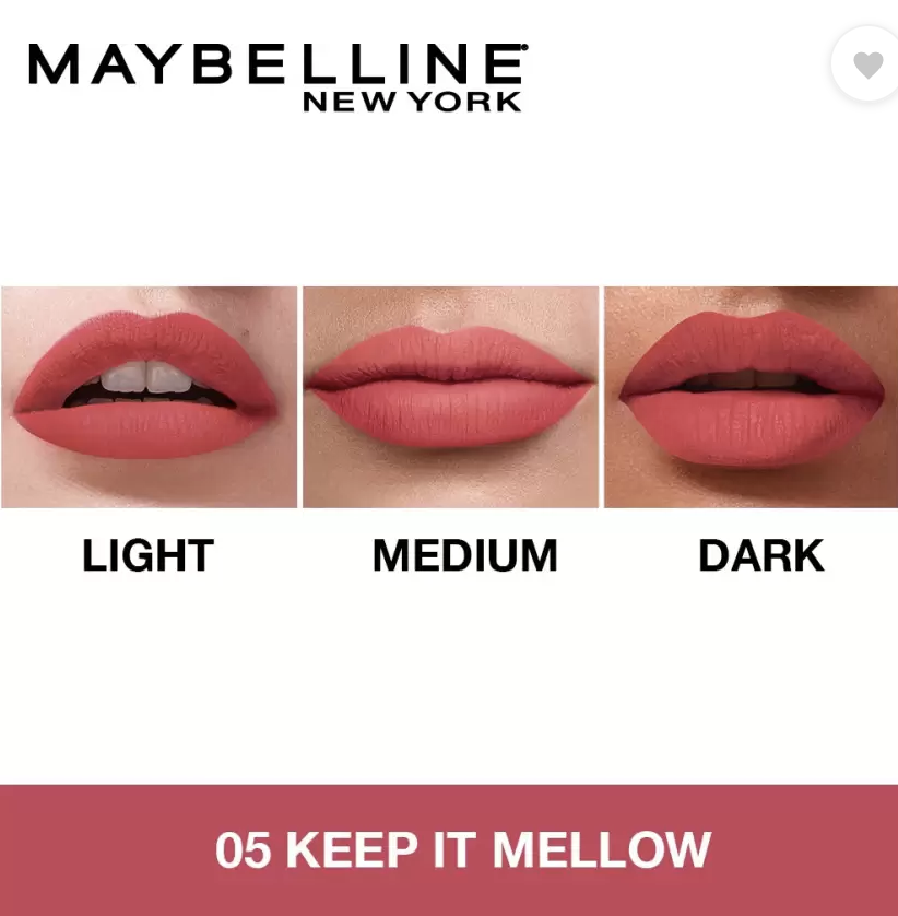 MAYBELLINE - Sensational Liquid Matte Lipstick - 05 Keep It Mellow