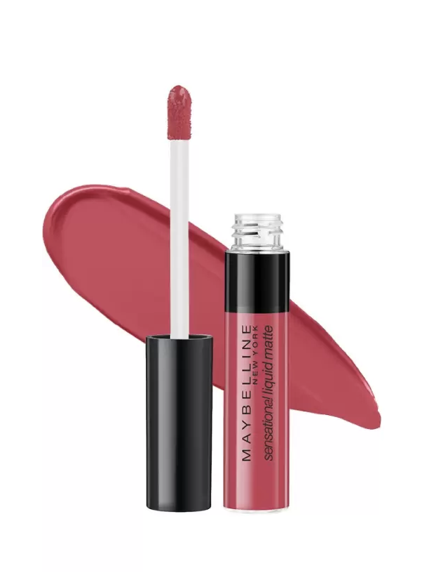 MAYBELLINE - Sensational Liquid Matte Lipstick - 05 Keep It Mellow