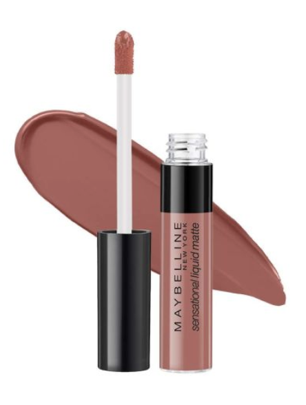 MAYBELLINE - Sensational Liquid Matte Lipstick - 09 Truly Mlbb