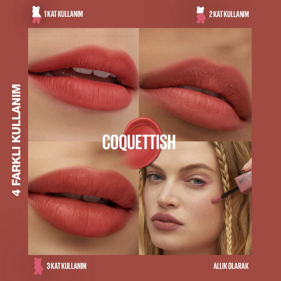MAYBELLINE - Superstay Teddy Tint - 30 Coquettish