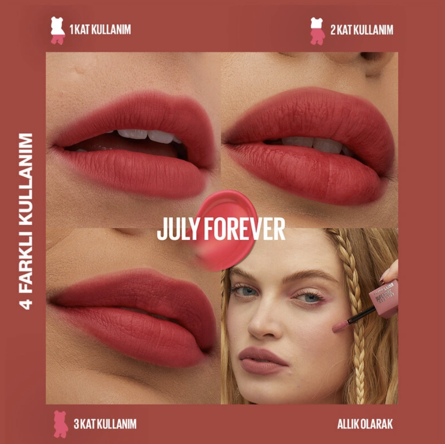 MAYBELLINE - Superstay Teddy Tint - 35 July Forever