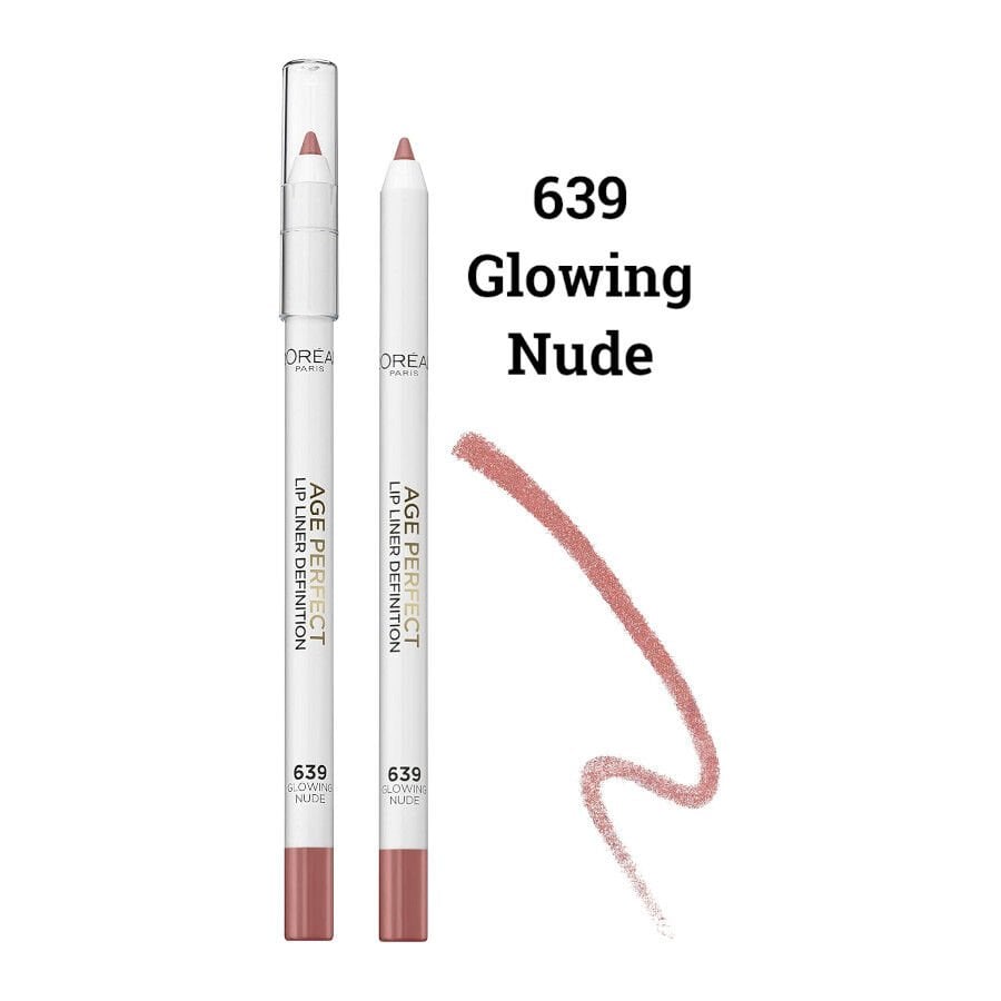 L'OREAL - Age Perfect Lip Liner Definition Pencil - 639 Glowing Nude
