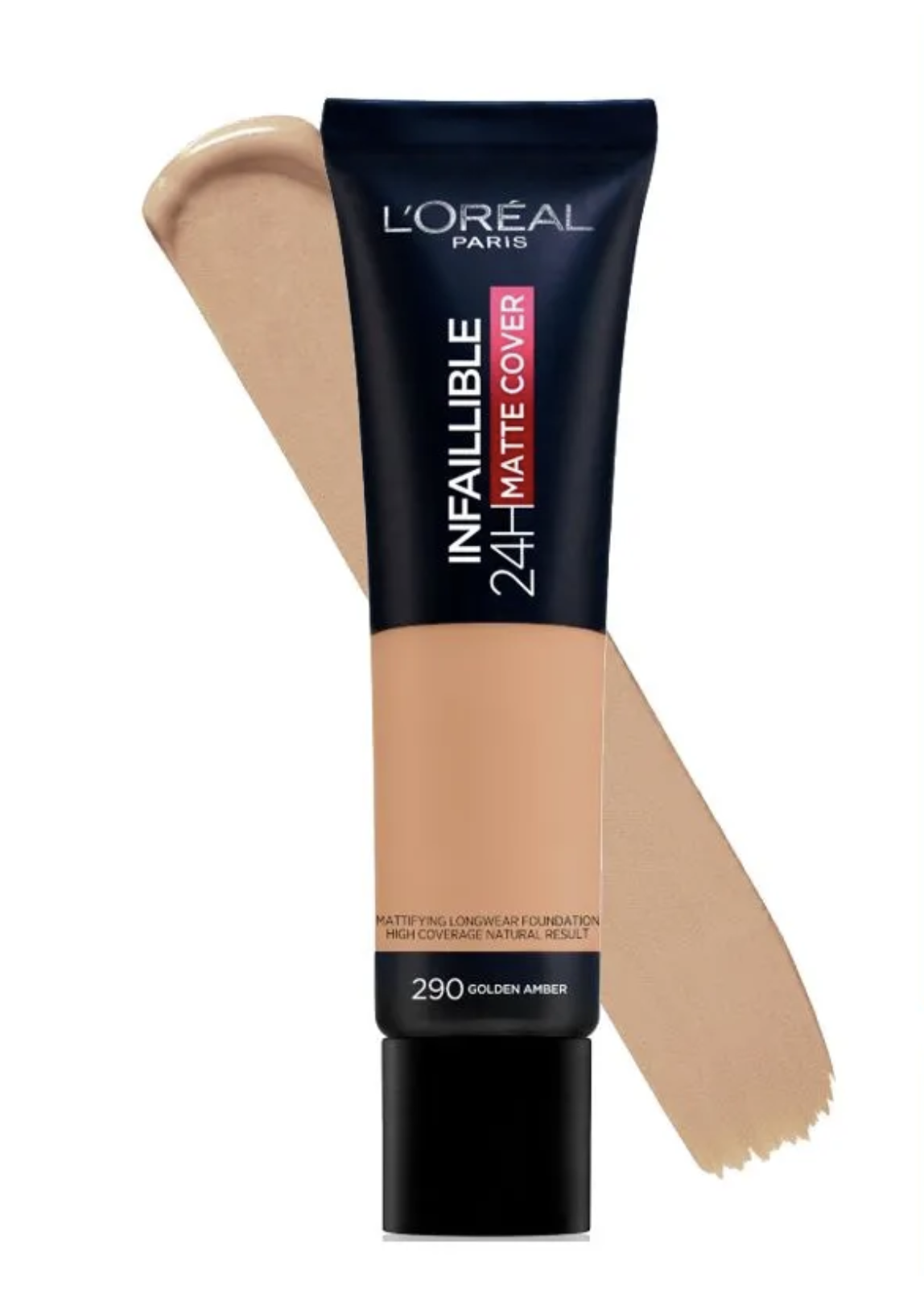 L'OREAL - Infallible 24H Matte Cover Foundation 30 ml - 290 Golden Amber