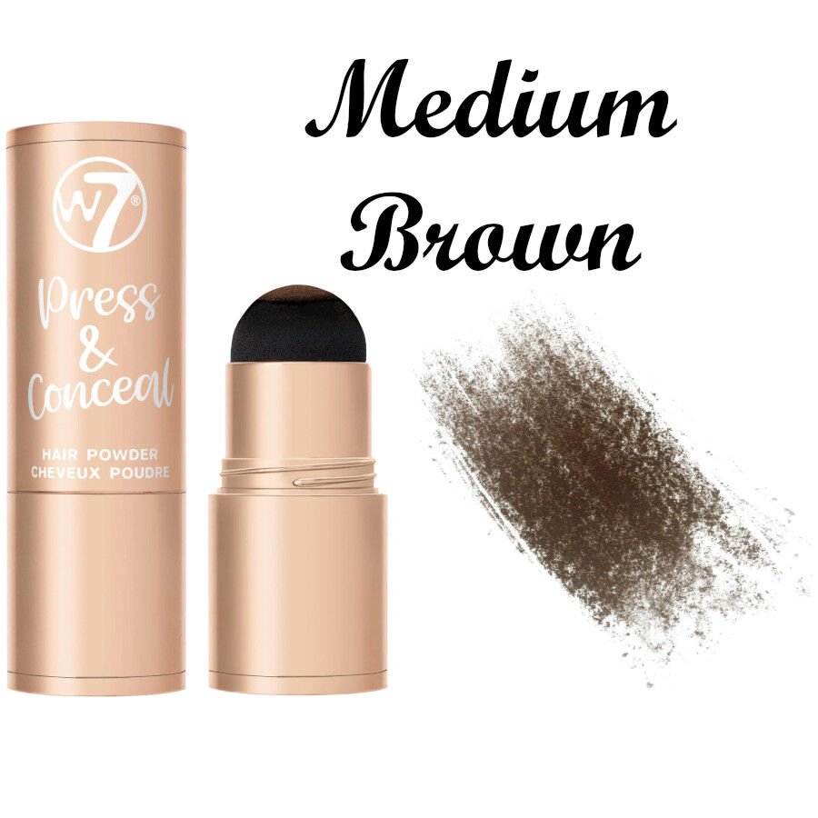 W7 - Press & Conceal Hair Powder Stick - Medium Brown