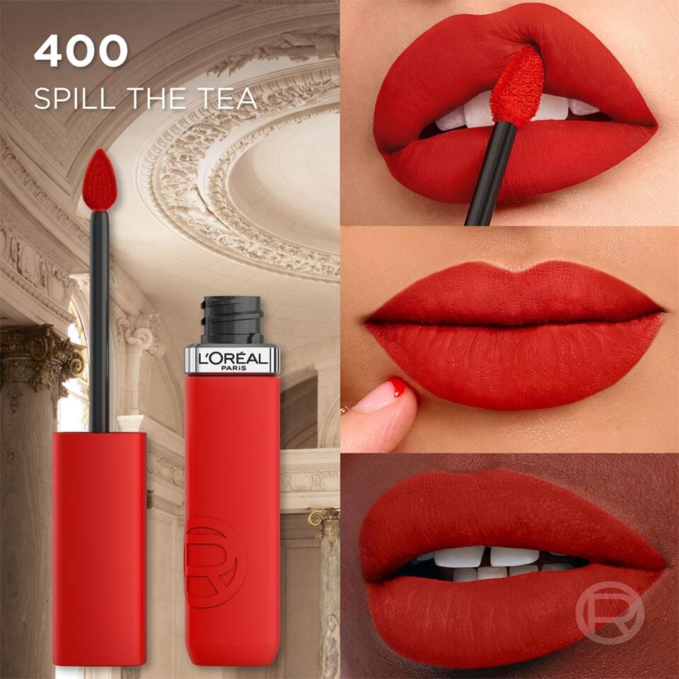 L'OREAL - Infallible Matte Resistance Liquid Lipstick - 400 Spill The Tea