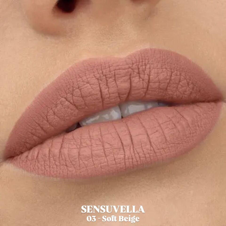 ESSENCE - 8h Matte Liquid Lipstick - 03 Soft Beige