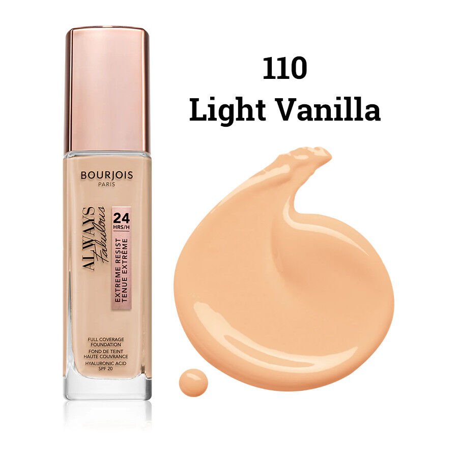 BOURJOIS - Always Fabulous 24HR Foundation 30ml - 110 Light Vanilla