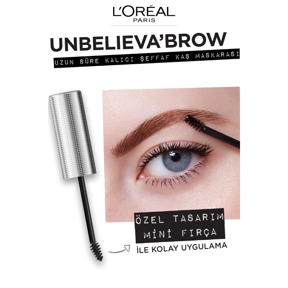 L'OREAL - Unbelieva Brow Longwear Top Coat Gel - Clear