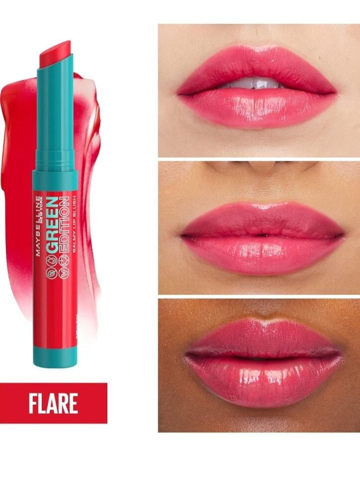 MAYBELLINE - Green Edition Balmy Lip Blush - 004 Flare