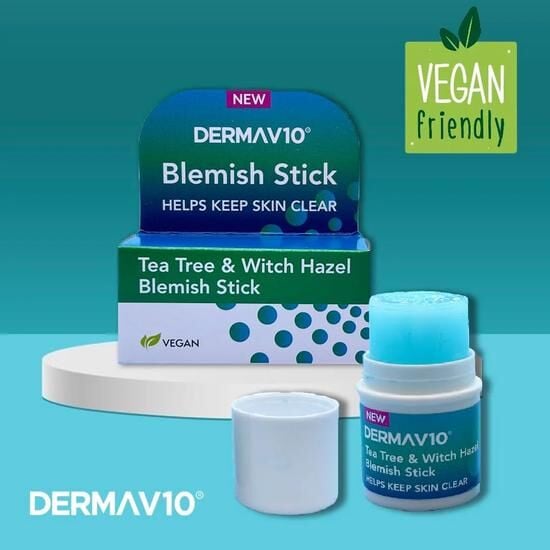 DERMAV10 - Tea Tree & Witch Hazel Blemish Stick - 6g