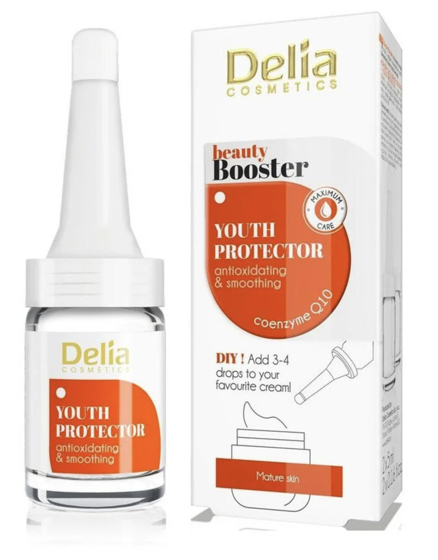 DELIA - Beauty Booster Youth Protector Coenzyme Q10 Antioxidating & Smoothing Drops - 2 x 5ml