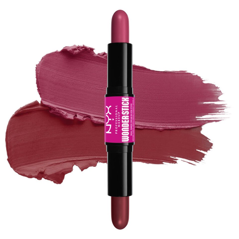 NYX - Wonder Stick Dual-Ended Cream Blush Stick - 04 Deep Magenta + Ginger