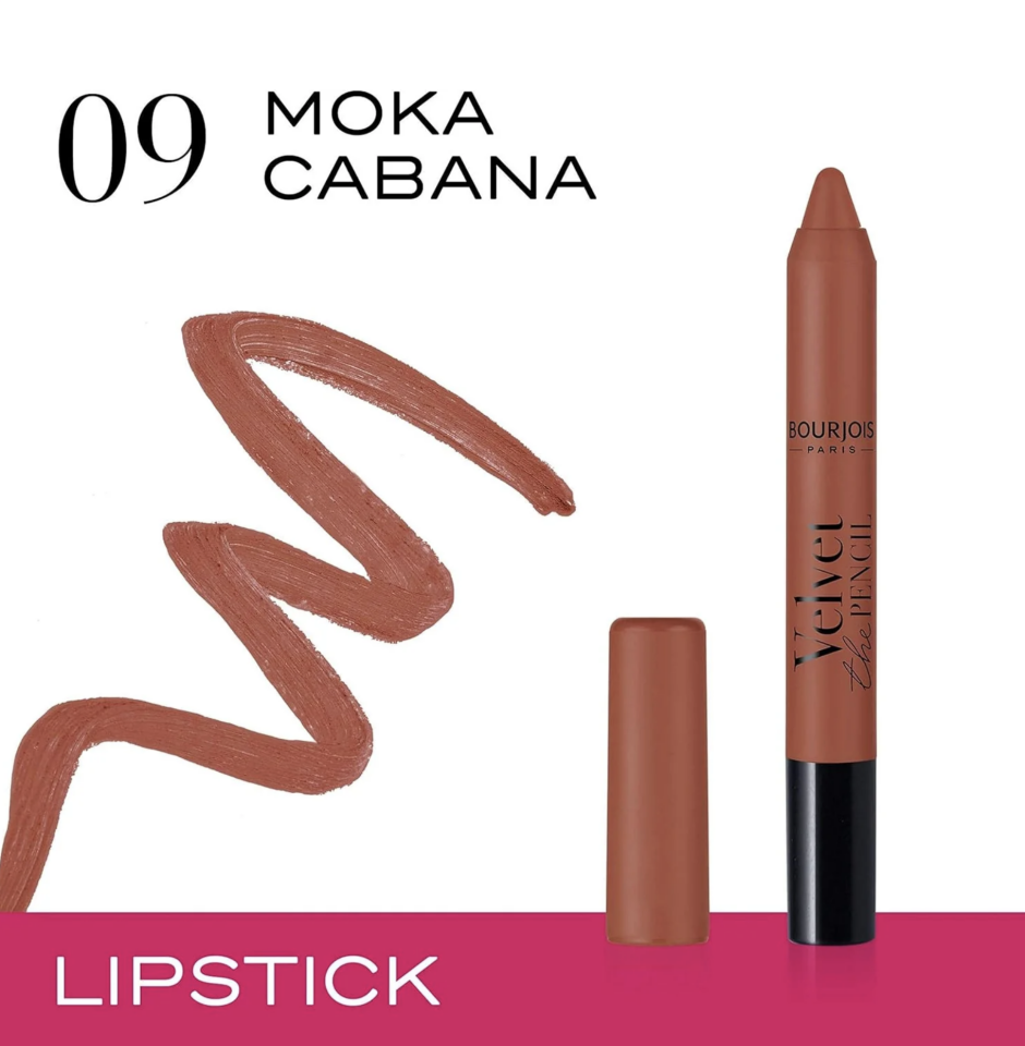 BOURJOIS - Velvet The Pencil Matte Lipstick - 09 Moka Cabana