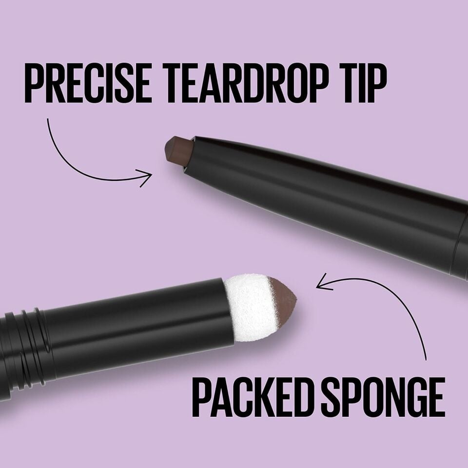 MAYBELLINE - Express Brow Satin Duo Pen - 05 Black Brown