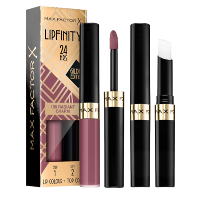 MAX FACTOR - Lipfinity 24H Gilded Edition Lipcolor - 105 Radiant Charm