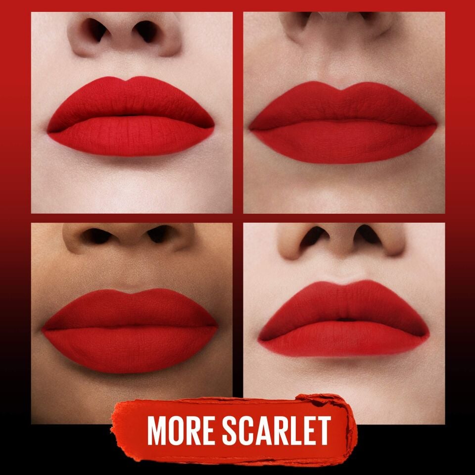 MAYBELLINE - Color Sensational Ultimatte Matte Lipstick - 299 More Scarlet