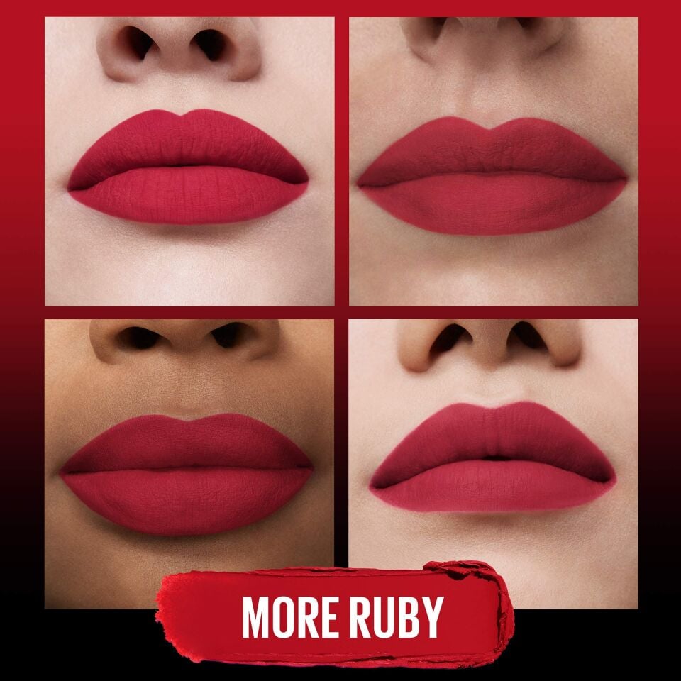 MAYBELLINE - Color Sensational Ultimatte Matte Lipstick - 199 More Ruby