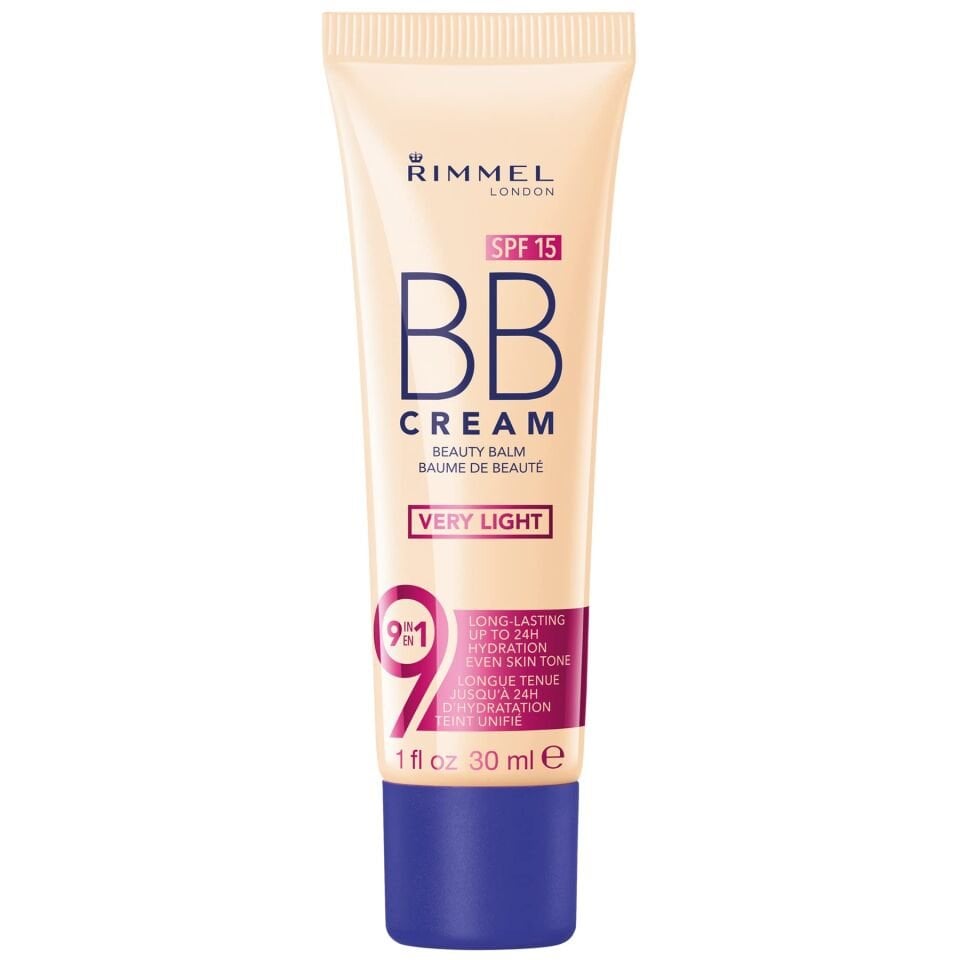 RIMMEL - BB Cream Beauty Balm SPF 15 30ml - Very Light