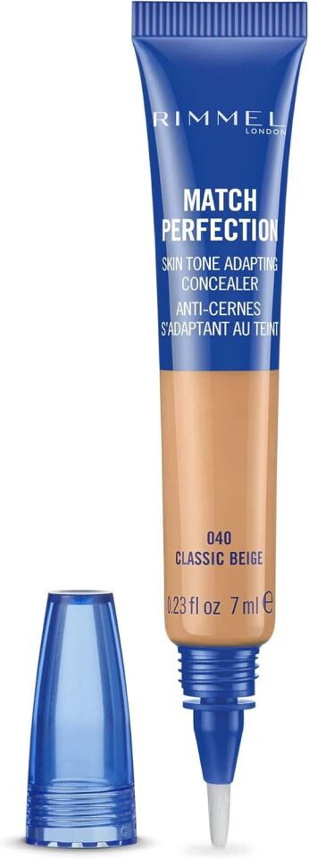 RIMMEL - Match Perfection Skin Tone Adapting Concealer - 040 Classic Beige