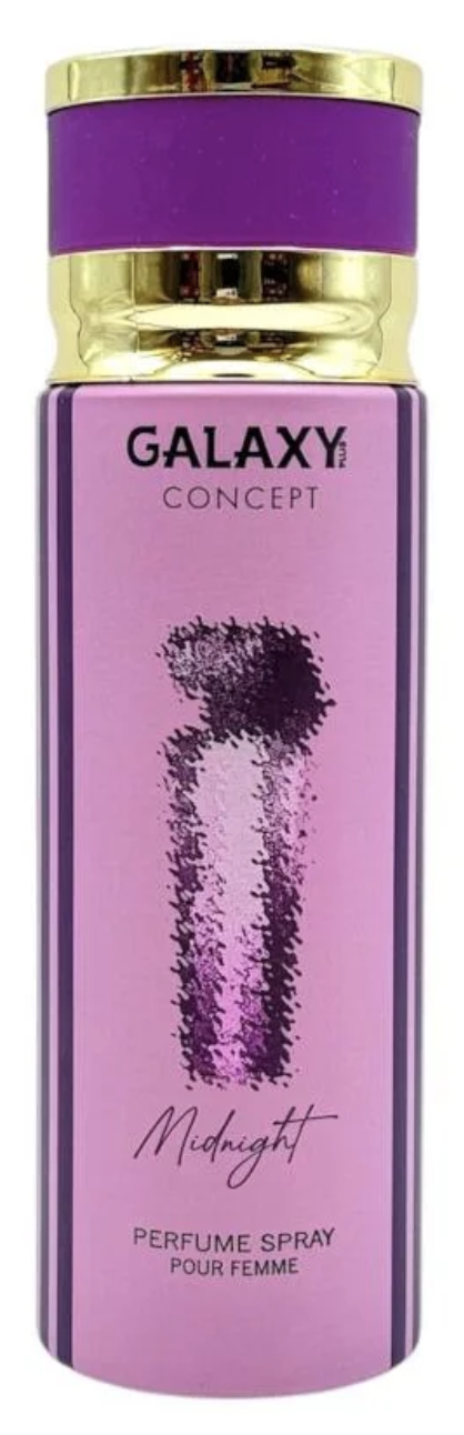 GALAXY - Midnight Perfume Body Spray - 200ml