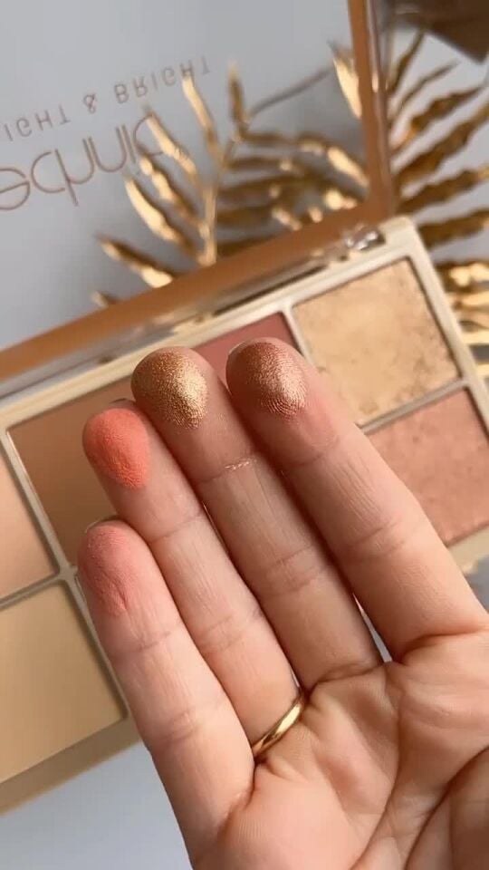 TECHNIC - Shade, Light & Bright Contour, Blush & Highlighter Palette