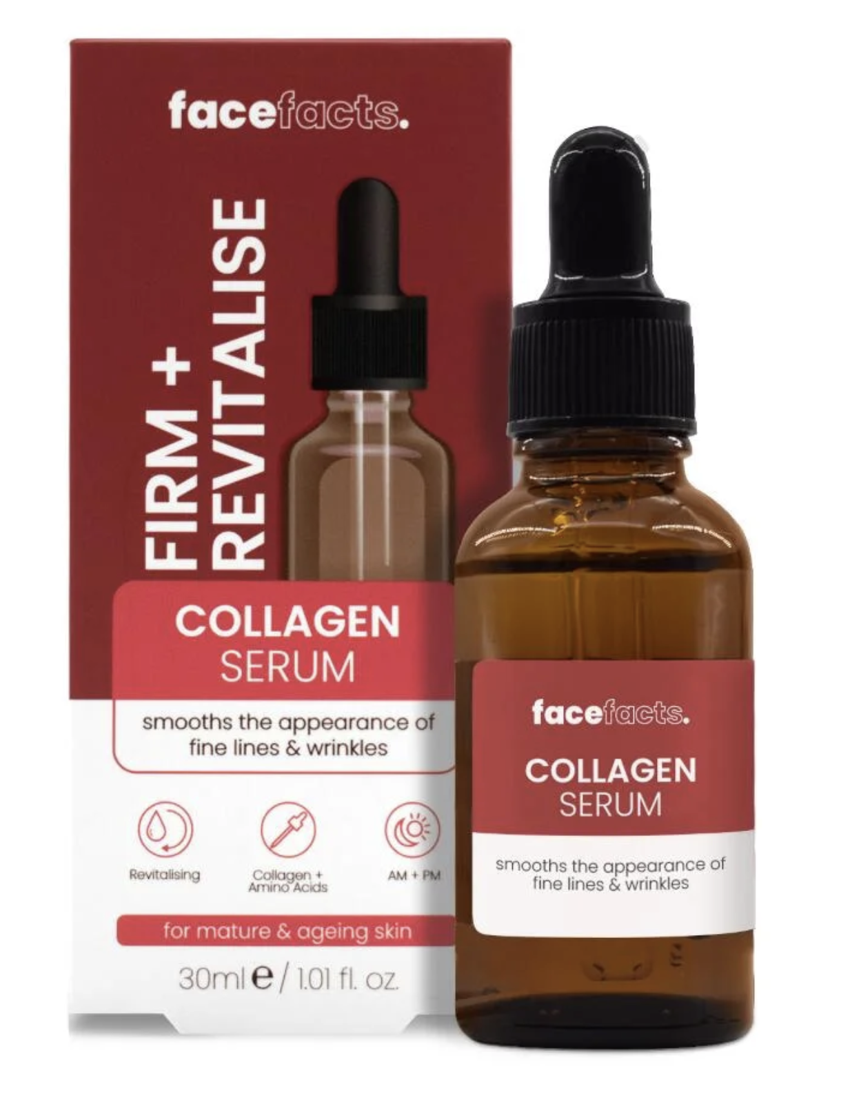 FACE FACTS - Firm + Revitalise Collagen Serum - 30ml