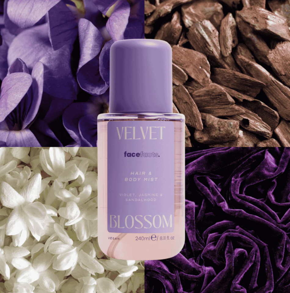 FACE FACTS - Velvet Blossom Hair & Body Mist - 240ml