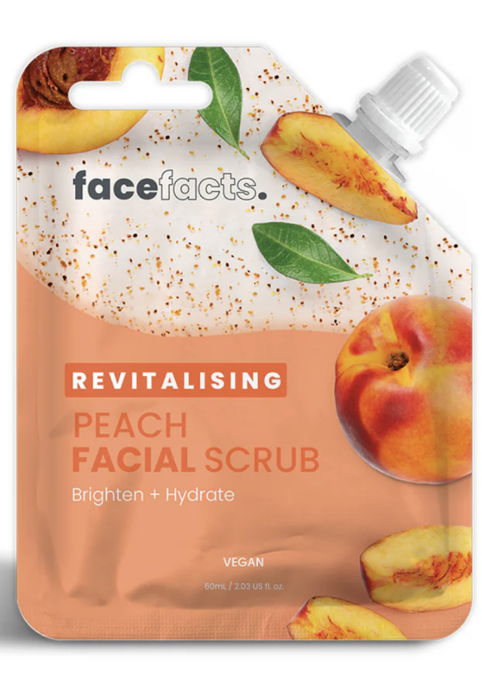 FACE FACTS - Revitalizing Peach Facial Scrub - 60ml