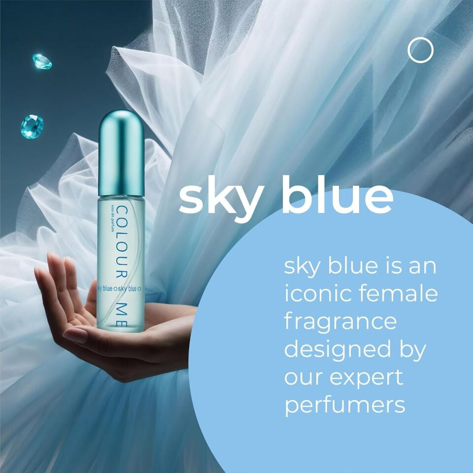 MILTON LLOYD - Colour Me Sky Blue Fragrance For Women (Eau De Parfum) - 50ml