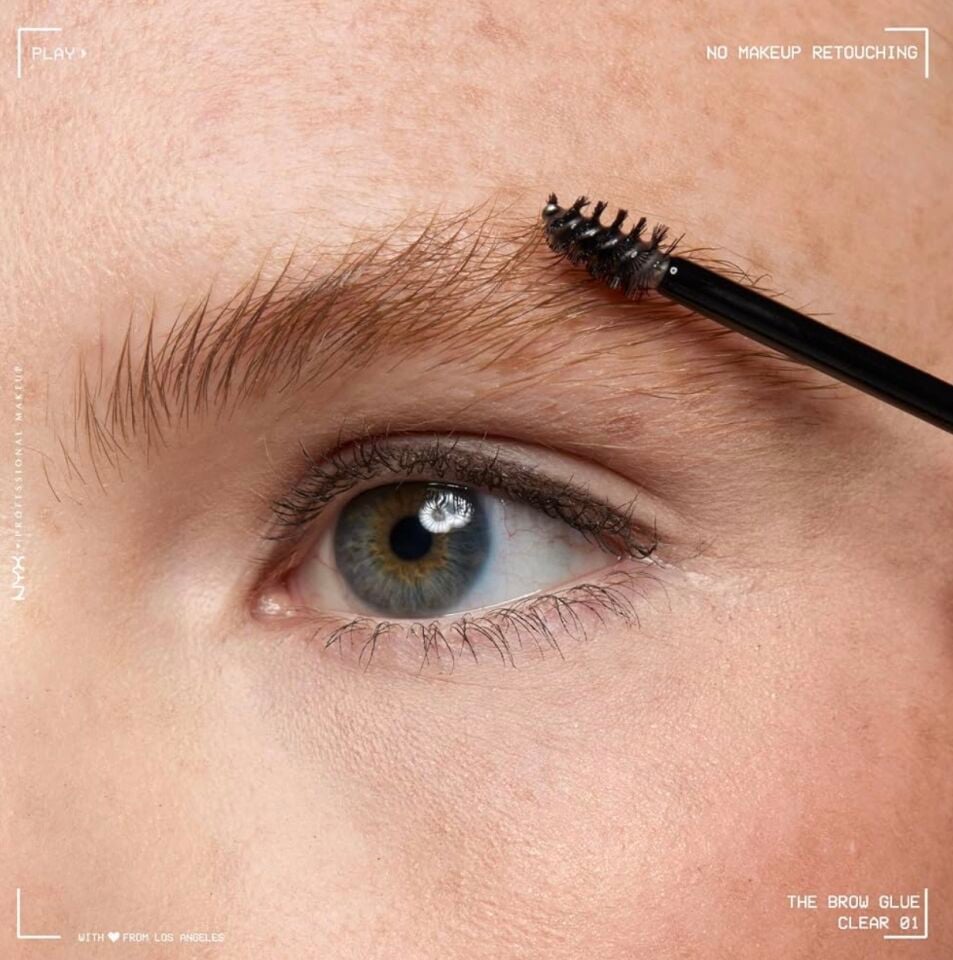 NYX - The Brow Glue Extreme Hold Eyebrow Gel - Clear