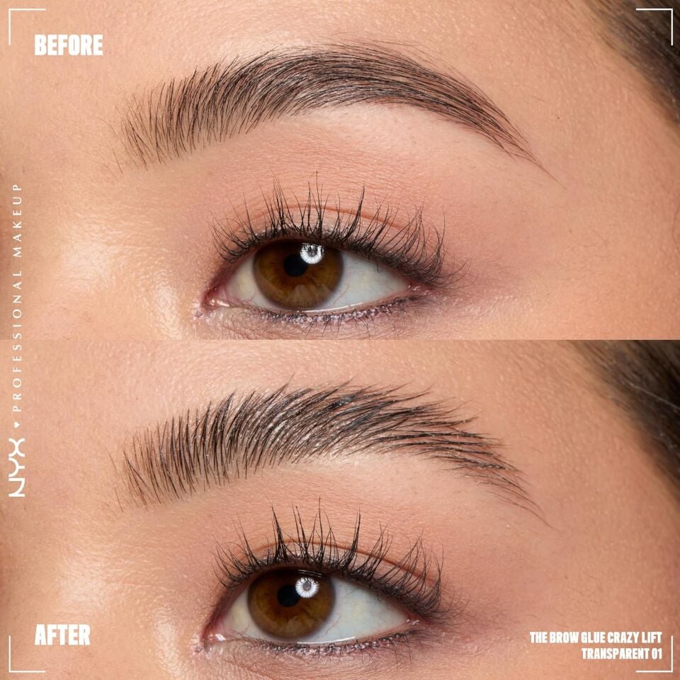 NYX - The Brow Glue Crazy Lift Eyebrow Gel - Clear