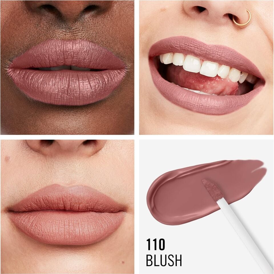 RIMMEL - Lasting Mega Matte Liquid Lip Colour - 110 Blush