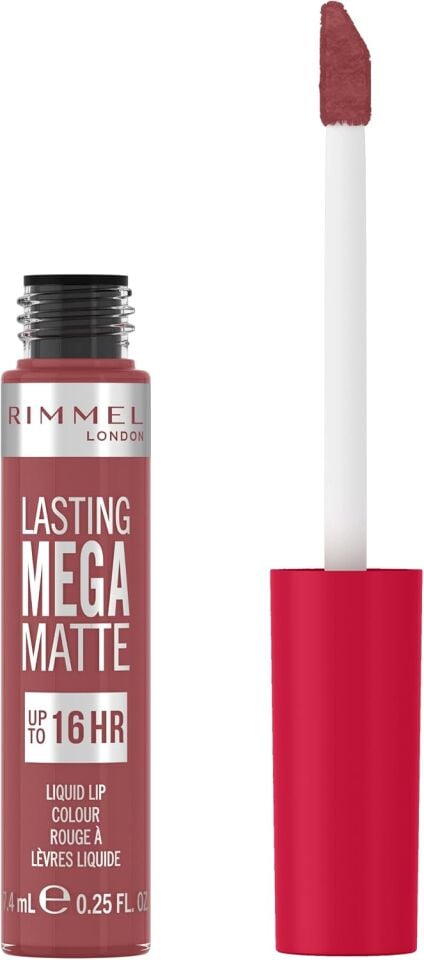 RIMMEL - Lasting Mega Matte Liquid Lip Colour - 210 Rose & Shine