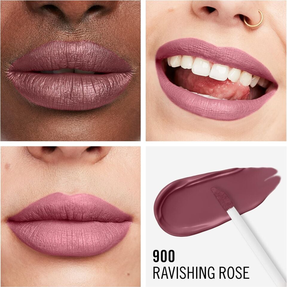 RIMMEL - Lasting Mega Matte Liquid Lip Colour - 900 Ravishing Rose