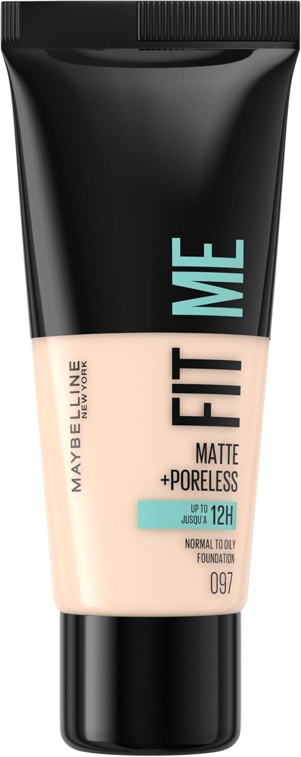 MAYBELLINE - Fit Me Matte & Poreless Foundation 30 ml - 97 Natural Porcelain